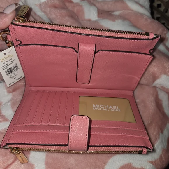 Michael Kors Large Double Zip Jet Set Wristlet Wallet. NWT. - Picture 8 of 8